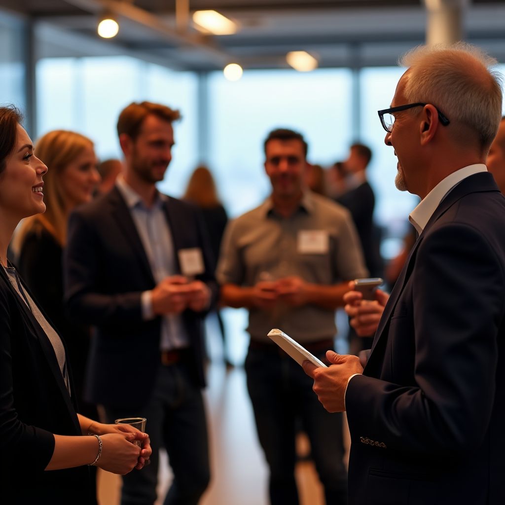 Evento de networking sobre inversiones
